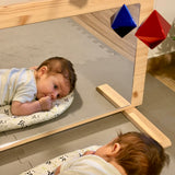 .…. SPAZIO  ATTIVITÀ ..…. 4 Giostrine Montessori + Supporto + Specchio  + Barra Corrimano + Palestrina Gazzella
