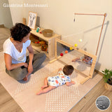 Specchio Montessori in abete