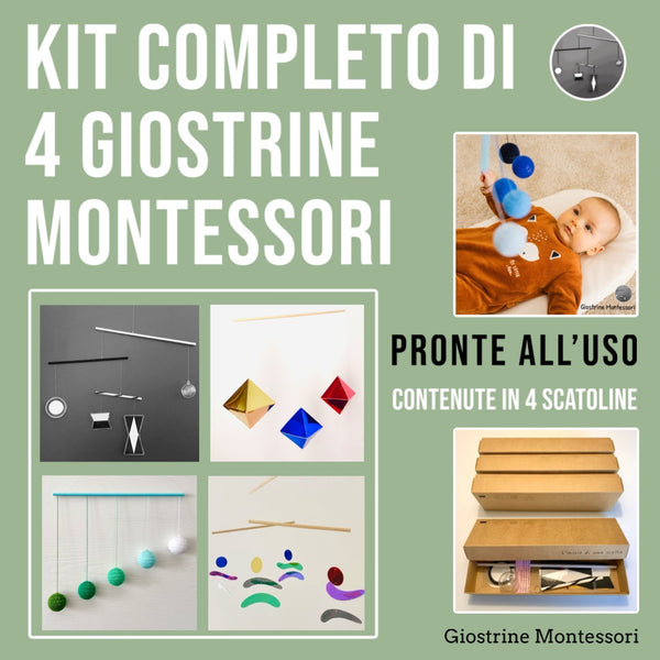 Kit 4 Giostrine Montessori