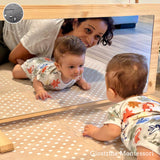Specchio Montessori in abete