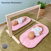 .…. SPAZIO  ATTIVITÀ ..…. 4 Giostrine Montessori + Supporto + Specchio  + Barra Corrimano + Palestrina Gazzella