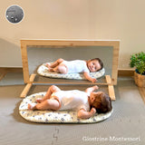 Specchio Montessori in abete