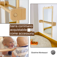 Specchio Montessori in abete