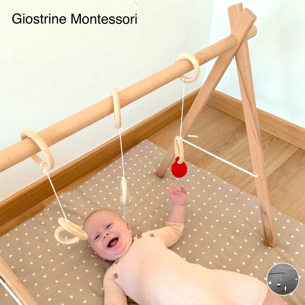 Palestrina “Gazzella” in faggio – Giostrine Montessori