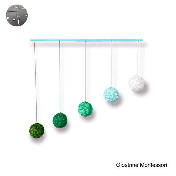 Giostrina di Gobbi - 4 colori - Montessori – Giostrine Montessori